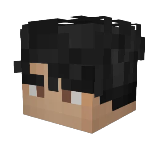 TheTrantorian Minecraft avatar head, 3D render