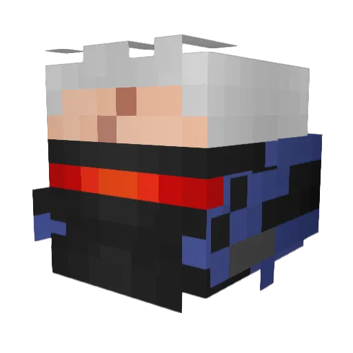 TheTree63 Minecraft avatar head, 3D render
