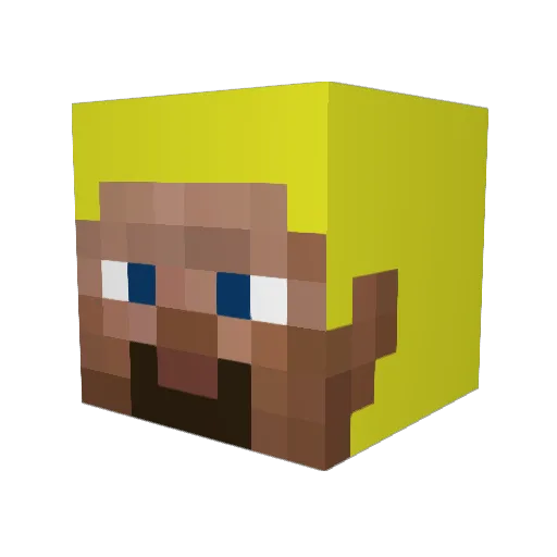 TheTrevinator69 Minecraft avatar head, 3D render