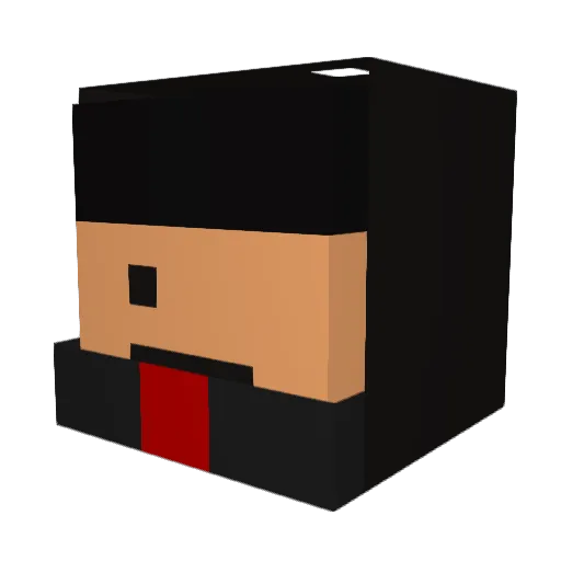 TheTrevorturner Minecraft avatar head, 3D render