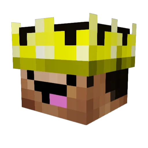 TheTrinzler Minecraft avatar head, 3D render