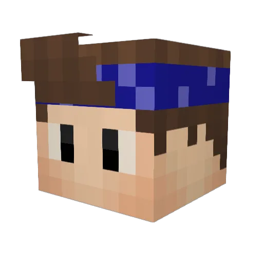 TheTripple Minecraft avatar head, 3D render