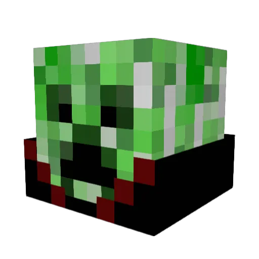TheTroksGamer Minecraft avatar head, 3D render
