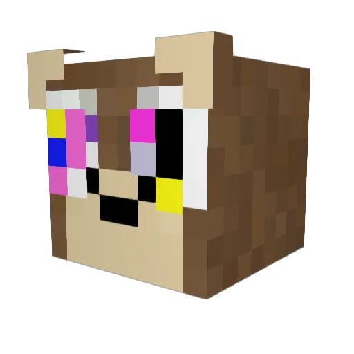 TheTrolIDepot Minecraft avatar head, 3D render