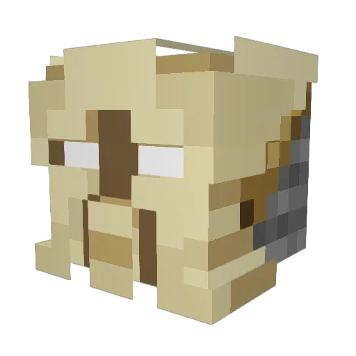 TheTrueEcho Minecraft avatar head, 3D render