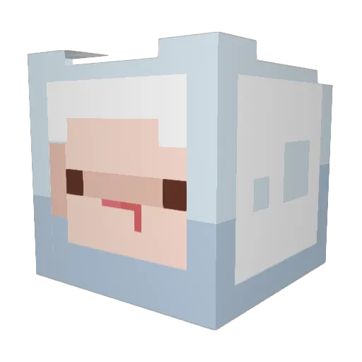 TheTsarBomba Minecraft avatar head, 3D render