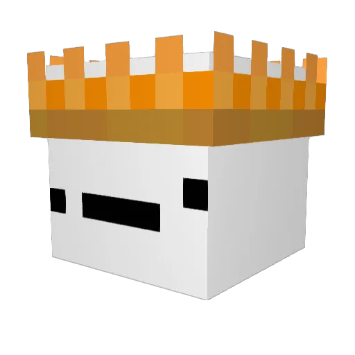TheTumbler Minecraft avatar head, 3D render