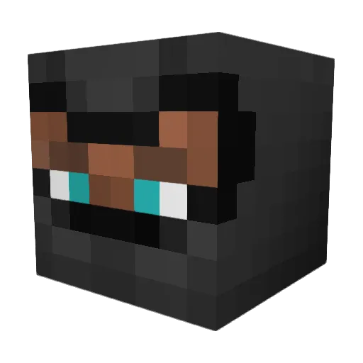 TheTural Minecraft avatar head, 3D render