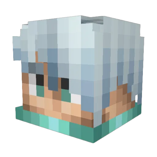 TheTwStExorcist Minecraft avatar head, 3D render