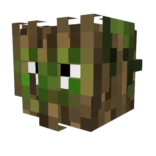 TheTwigTree Minecraft avatar head, 3D render