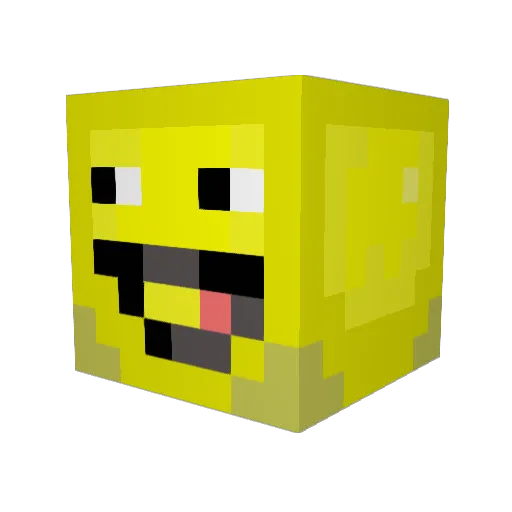 TheTwins2 Minecraft avatar head, 3D render