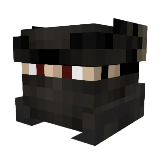 TheTyrier Minecraft avatar head, 3D render