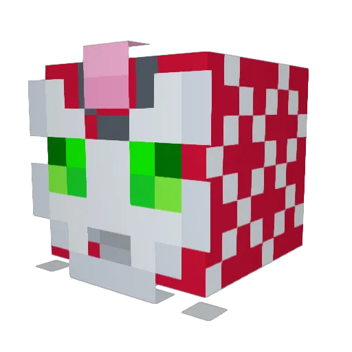 TheTython Minecraft avatar head, 3D render