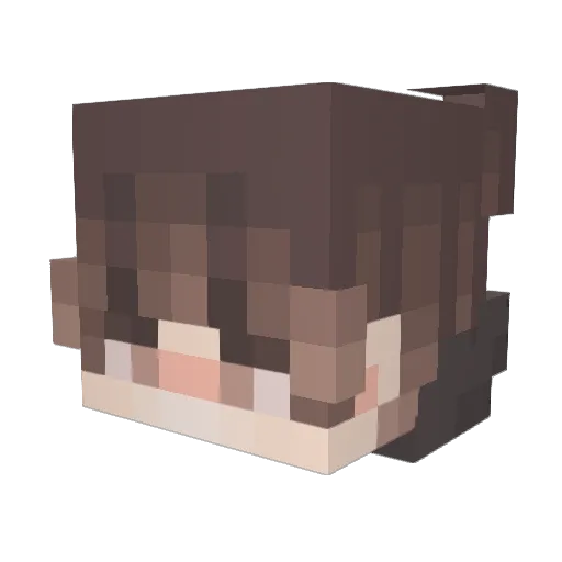 TheUSBrits Minecraft avatar head, 3D render