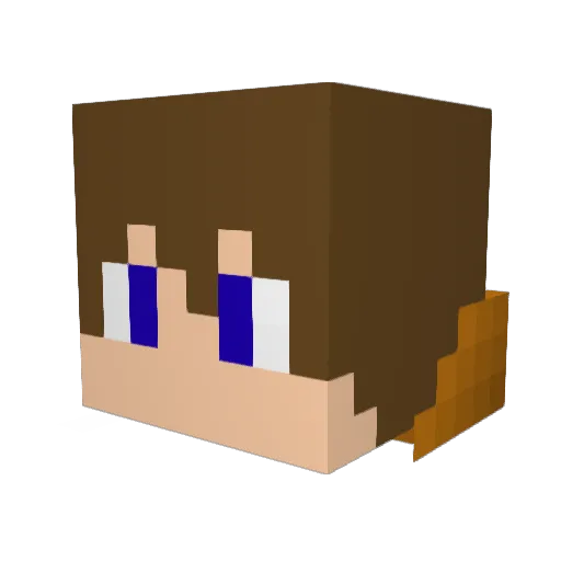 TheUltimatePyro Minecraft avatar head, 3D render