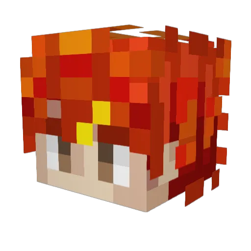 TheUltimateSword Minecraft avatar head, 3D render