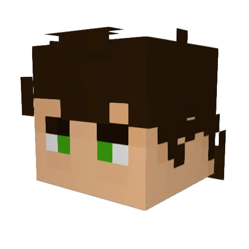 TheUndeadArcher Minecraft avatar head, 3D render