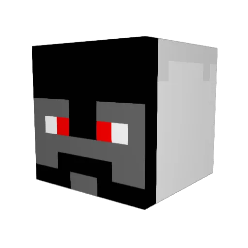 TheUndertaker5 Minecraft avatar head, 3D render