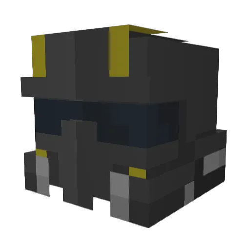 TheUniqueSmoke Minecraft avatar head, 3D render