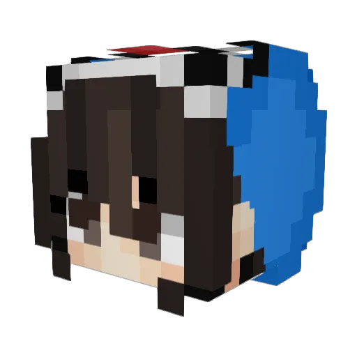 TheUnknown12345 Minecraft avatar head, 3D render