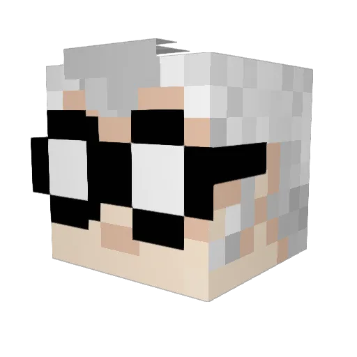 TheUnknown2017 Minecraft avatar head, 3D render