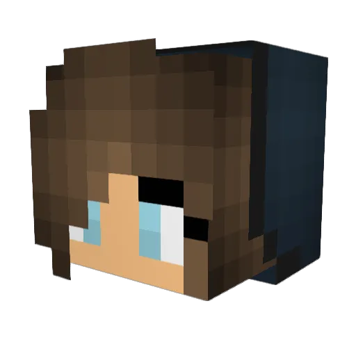 TheUnknxwn Minecraft avatar head, 3D render