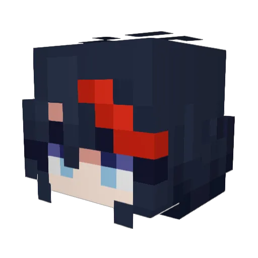 TheUnlivingOne Minecraft avatar head, 3D render