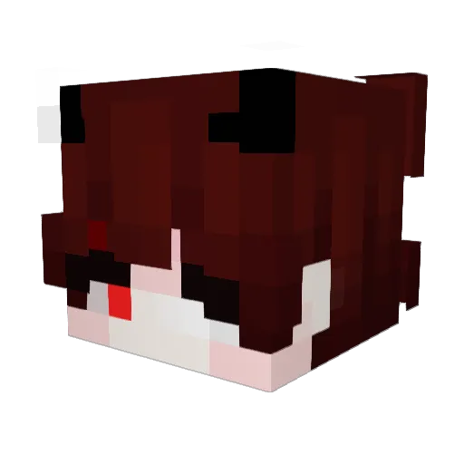 TheVXR Minecraft avatar head, 3D render
