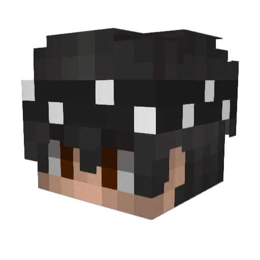 TheVandal_ Minecraft avatar head, 3D render
