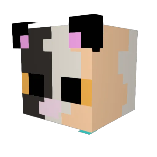 TheVariable_ Minecraft avatar head, 3D render