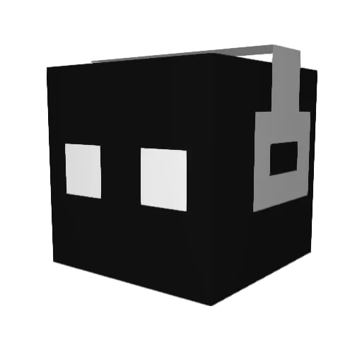 TheVazik Minecraft avatar head, 3D render