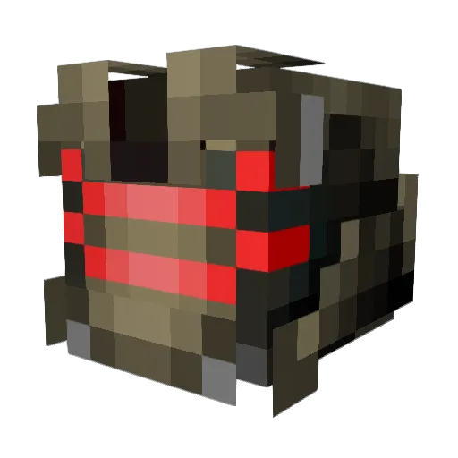 TheVector117 Minecraft avatar head, 3D render