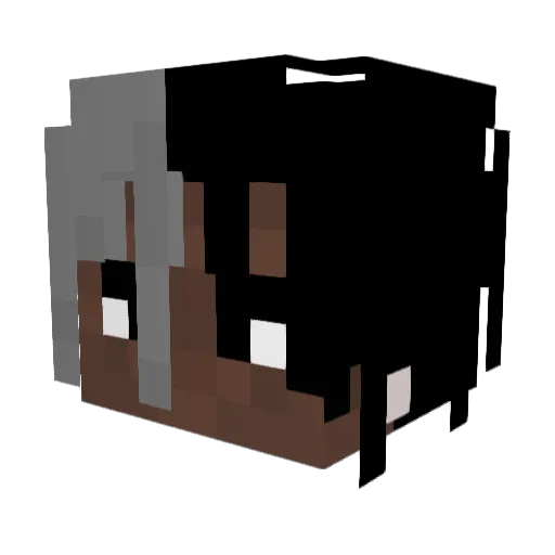 TheVenii Minecraft avatar head, 3D render