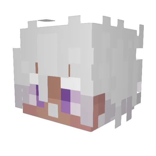 TheVenus_ Minecraft avatar head, 3D render