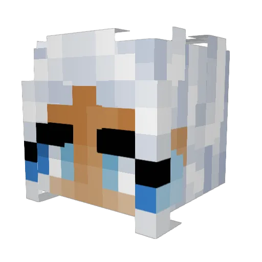 TheVexedHobbit Minecraft avatar head, 3D render