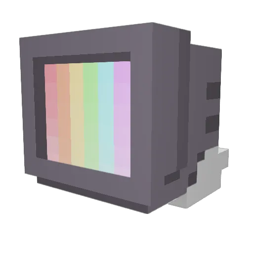 TheViQu Minecraft avatar head, 3D render