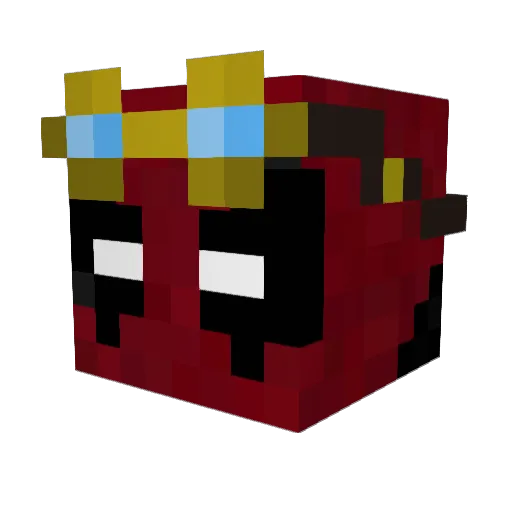 TheVictorIII Minecraft avatar head, 3D render