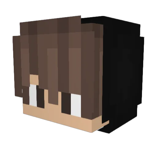 TheVictorOP Minecraft avatar head, 3D render