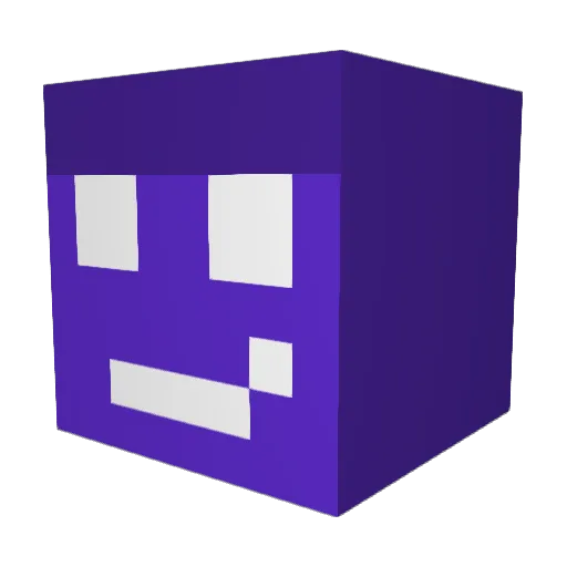 TheVincent23 Minecraft avatar head, 3D render