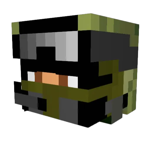 TheVincents09 Minecraft avatar head, 3D render