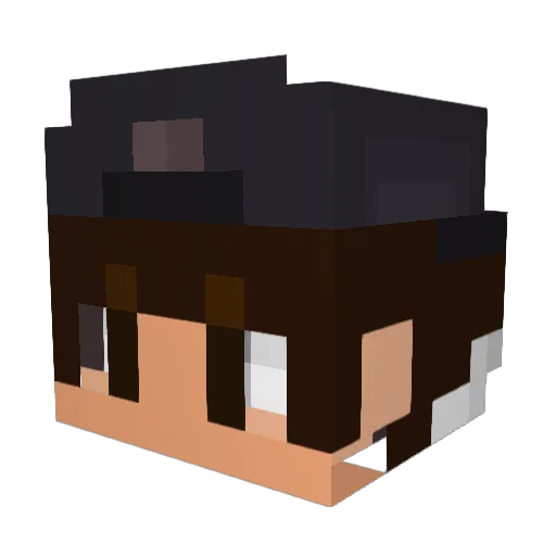 TheViper18 Minecraft avatar head, 3D render