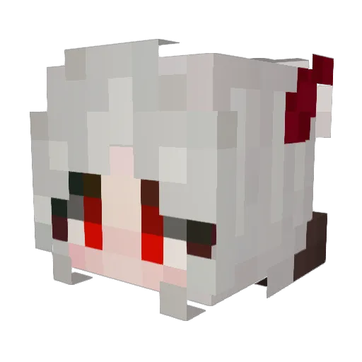 TheVirusCs Minecraft avatar head, 3D render