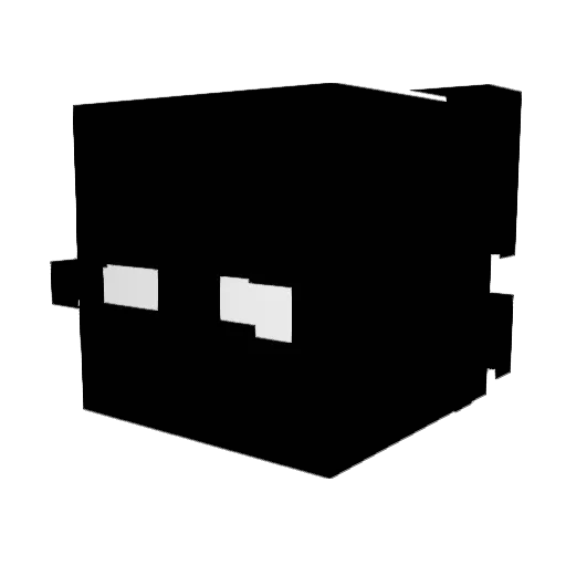 TheViseD Minecraft avatar head, 3D render