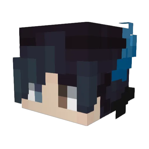 TheVladik Minecraft avatar head, 3D render