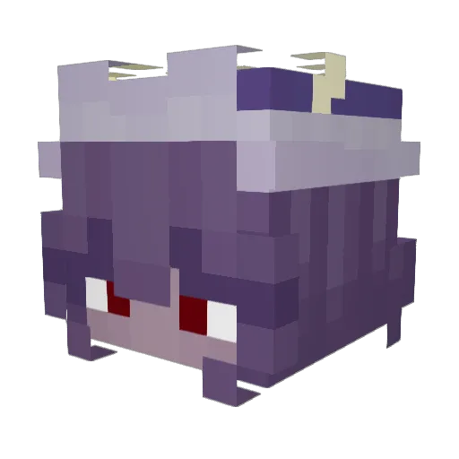 TheVo1dGuardian Minecraft avatar head, 3D render
