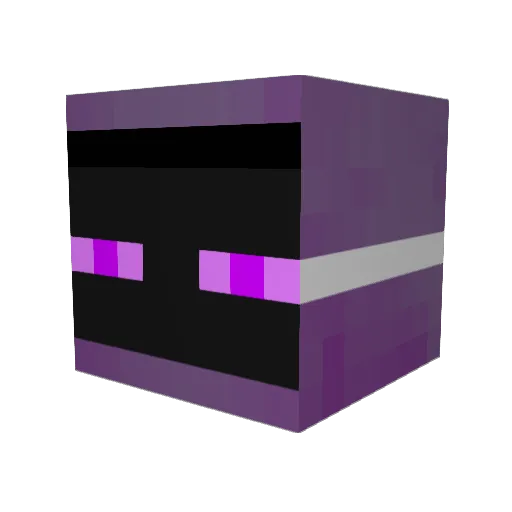 TheVoidling Minecraft avatar head, 3D render