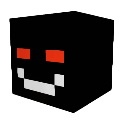 TheVoidzy Minecraft avatar head, 3D render