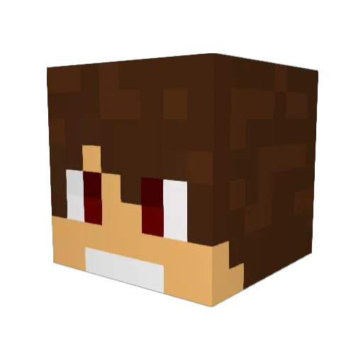TheVoltOn Minecraft avatar head, 3D render