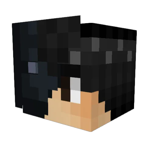 TheVotox Minecraft avatar head, 3D render
