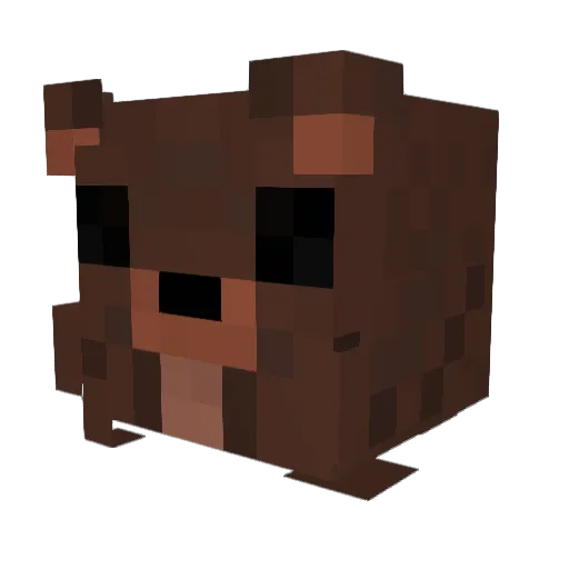 TheVuong Minecraft avatar head, 3D render